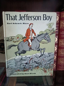 THAT JEFFERSON BOY_Earl Miers_HC_1970_KURT WERTH illust_Ex-library_Good - Picture 1 of 10