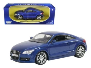 2007 Audi TT Blue 1/18 Diecast Car Model by Motormax - Picture 1 of 1