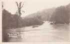 RPPC Tioughnioga River Flood 1917 - View from Fish Line Factory - Homer NY