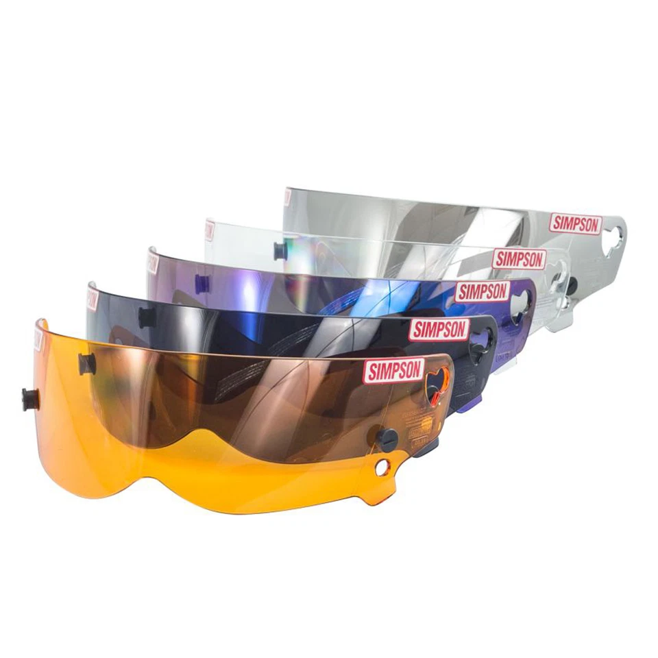 Simpson Replacement Visor for Bandit Helmet/Lid - All Colours - Race/Racing - Image 1 of 1