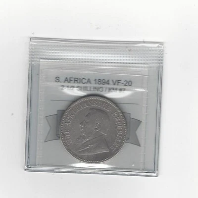1894 South Africa, 2-1/2 Shilling, Coin Mart Graded**VF-20** KM #7 - Image 1 of 2