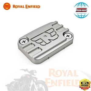 Royal Enfield Silver Front Reservoir Cap for Interceptor 650 Himalayan GT 650 - Picture 1 of 5