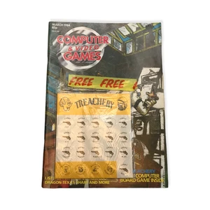 RARE Vintage Computer & Video Games Magazine March 1984 Inc Original FREEBIE