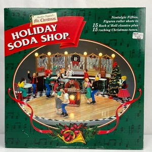 Mr. Christmas Holiday Soda Shop 50's Dancing Christmas NEW Open Box - Picture 1 of 8