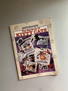 Cat cross stitch pattern book, The Big Book of Kitty Cats, vintage cross stitch - Bild 1 von 6