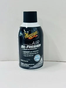 Meguiar's Whole Car Air Refresher 2oz Black Chrome Odor Eliminator Aerosol - Picture 1 of 3