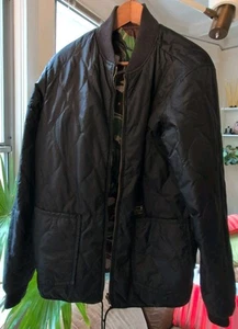 Obey: Reversible Camouflage Bomber Jacket barely used Size Large camo super rare - Picture 1 of 6