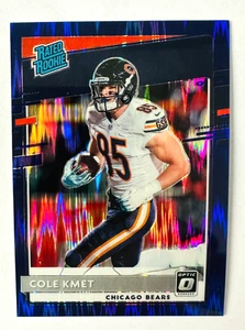 2020 Donruss Optic Cole Kmet PURPLE Shock Prizm RC #181 Bears Rated Rookie! - Picture 1 of 3
