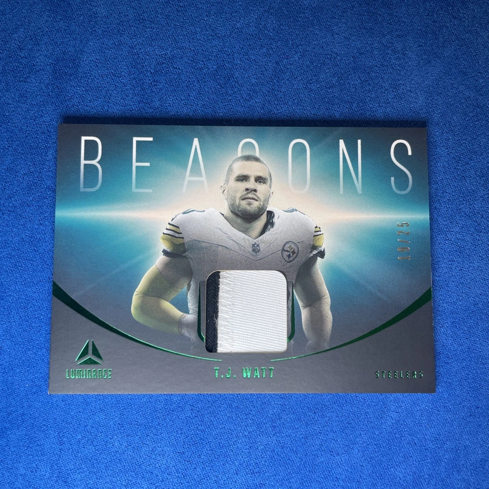 2024 Panini Luminance TJ Watt #BEA-TWT /25 - Image 1 of 2
