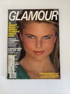 GLAMOUR Magazine, July 1979, Christie Brinkley Cover, 70'S FASHION & HAIRSTYLES! - Picture 1 of 9