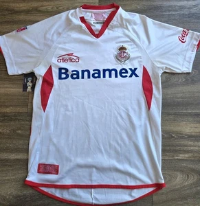 Atletica Club Deportivo Toluca Diablos Rojos 09/10 Away Futbol Jersey Size Small - Picture 1 of 7