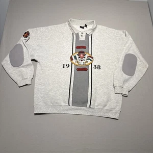 Le Coq Sportif Pullover Herren Large Grau Fußball Grafik Motiv Vintage Italy - Bild 1 von 12