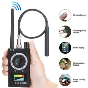 Drahtloser RF Detektor Anti-Spion K18 Signal-Detektor Funkkameras Wanzenfinder - Bild 1 von 12
