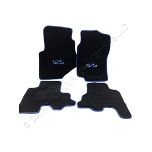 4-Piece Complete Set Blue SZS Floor Mats for 2007 Silverado Sierra Crew Cab - Picture 1 of 4