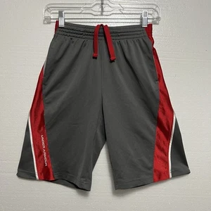 Under Armour Sportshorts YSM grau rot Kordelzug Gummibund - Bild 1 von 10