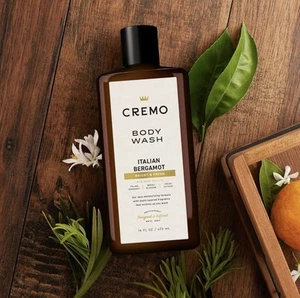 Cremo Duschgel Männer italienische Bergamotte Neroli Blüte frisch Vetiver reich 16 fl. Oz. - Bild 1 von 11