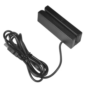 MSR580 USB Magnetstreifenkartenleser 3 Spuren Mag HiCo Swiper Bidirektionales... - Afbeelding 1 van 9