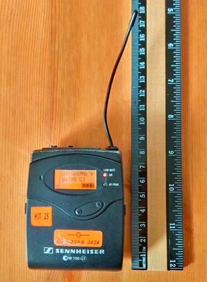 Sennheiser SK100 G3 Bodypack Transmitter - GB 606-648 MHz (for EW100 G3 System) - Image 1 of 4