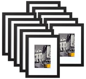 8x10 Picture Frames Set of 10, Picture Frame Collage Wall Decor Display 5x7 P... - Picture 1 of 8
