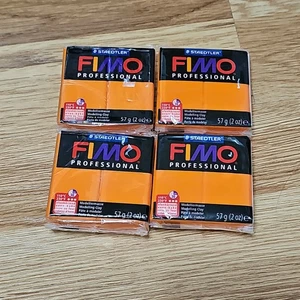 Fimo Professional Polymer Clay 2oz- Orange - 4 Pack 8005-4 - Picture 1 of 3