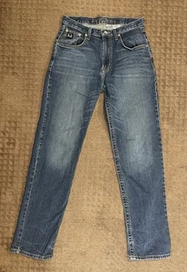 Cinch Jeans Mens 30x34 Blue Denim Straight Black Label 2.0 Western Medium Wash - Picture 1 of 5