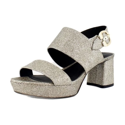 Aerossóis femininos salto câmera tecido dourado macio tamanho 12 M - Imagem 1 de 4