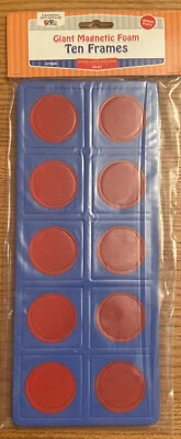 1 juego de diez marcos de espuma magnética gigante Learning Advantage paquete 2 en 1 pre K-2 Foto 1 de 4
