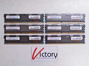 Used Hynix 8GB Server RAM Memory LOT OF 6 | HMT31GR7AFR4C-G7 | PC3-8500R-7-10-E1 - Picture 1 of 5