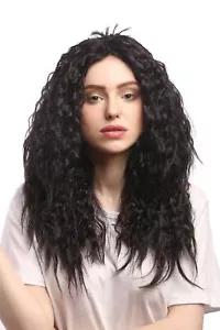Perücke Damen Karneval Wilde Braun Mähne Kink Locken Volumen Latina Karibik - Bild 1 von 4