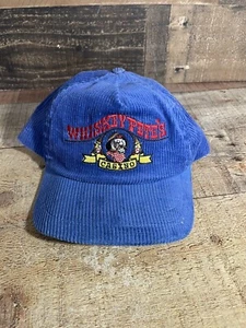 Vintage Whiskey Petes Hotel & Casino Blue Corduroy Adjustable Hat Rare - Picture 1 of 3