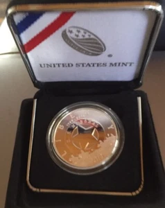 2015 P US Marshals Service Silver One Dollar Commemorative Proof Coin Box + COA - Picture 1 of 9
