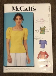McCall's R11486 Sewing Pattern Tops Size F5 (16-24) Uncut New - Picture 1 of 2