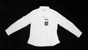 Craghoppers Kiwi Quick Dry Long Sleeve Button Front Shirt Sea Salt White Women L - Picture 1 of 12
