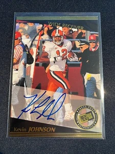 1999 PRESS PASS ROOKIE KEVIN JOHNSON AUTO!! $1 SHIPPING!! - Picture 1 of 2