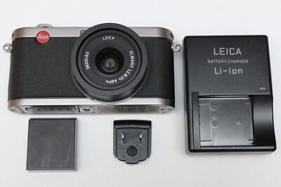 КАК ЕСТЬ для p@rts Leica X1 12.2MP цифровой камеры стали серый без питания читать - Изображение 1 из 4