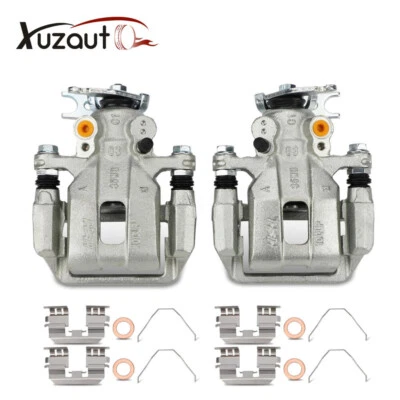 Rear Brake Calipers W/ Bracket For 09-2014 Acura TSX 2008-2012 Honda Accord 2.4L Foto 1 de 4