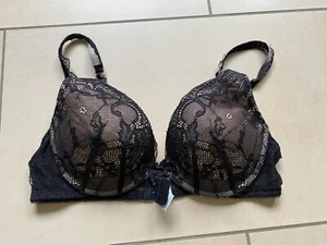 Sexy BH 75C *gebraucht* schwarz guter Zustand Spitze Bra Unterwäsche s.Oliver - Bild 1 von 2