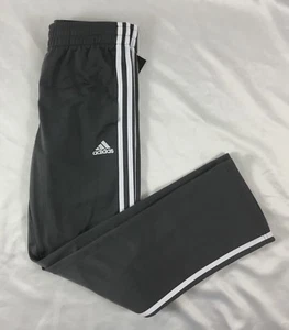 Adidas Youth 3 Stripes Loose Sweat Pants Gray White AK5415 Size S - Picture 1 of 5