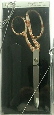 GINGHER DESIGNER SERIES SCISSORS (LANELL) 8 INCH NIB - Image 1 of 2