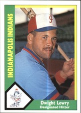 1990 Indianapolis Indians CMC #14 Dwight Lowry
