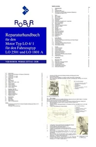 Reparaturhandbuch Reparaturanleitung ROBUR LO 2501 und LO 1801 A Motor Typ 4/1 - Bild 1 von 1