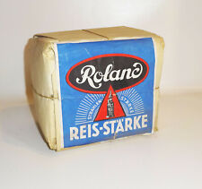 1 duże opakowanie Roland ryż skrobia pokaz paczka reklama kolonialna dekoracja sklepu 1940s