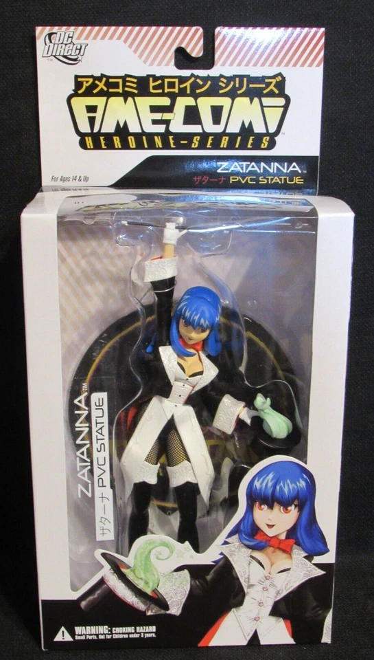 DC Direct Ame-comi Zatanna PVC Statue Figure Original Colors Heroine Series
