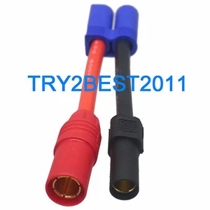 XT150 AS150 Female to EC5 male Connector Adapter 5CM 10awg Wire DJI S1000 S900 - Picture 1 of 4