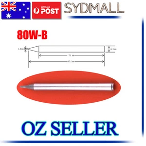SOLDADOR SOLDADOR punta 80W TS-1475 luz de plomo cónica Ventanas soldadura OZ - Imagen 1 de 1