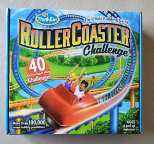 ROLLER COASTER CHALLENGE Board Game ThinkFun 2017 CIB Complete in Box