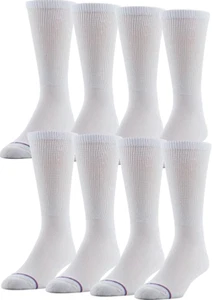 Pack de 8 calcetines Medipeds para diabéticos con tapa sin ataduras blancos - Imagen 1 de 3