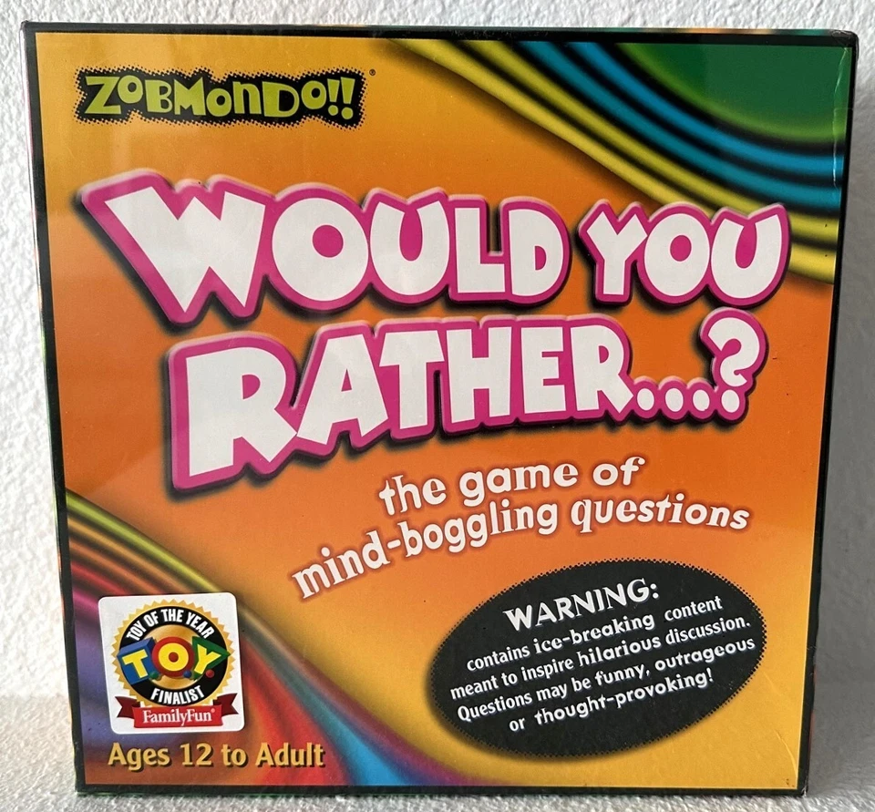New Sealed Zobmondo Would You Rather...? Board Game - Image 1 of 1
