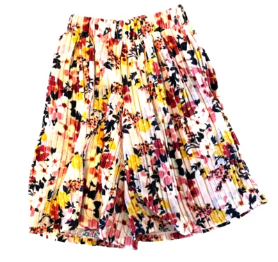 Pantalones florales plisados Janie And Jack para niñas talla 12 a 18 meses Foto 1 de 3