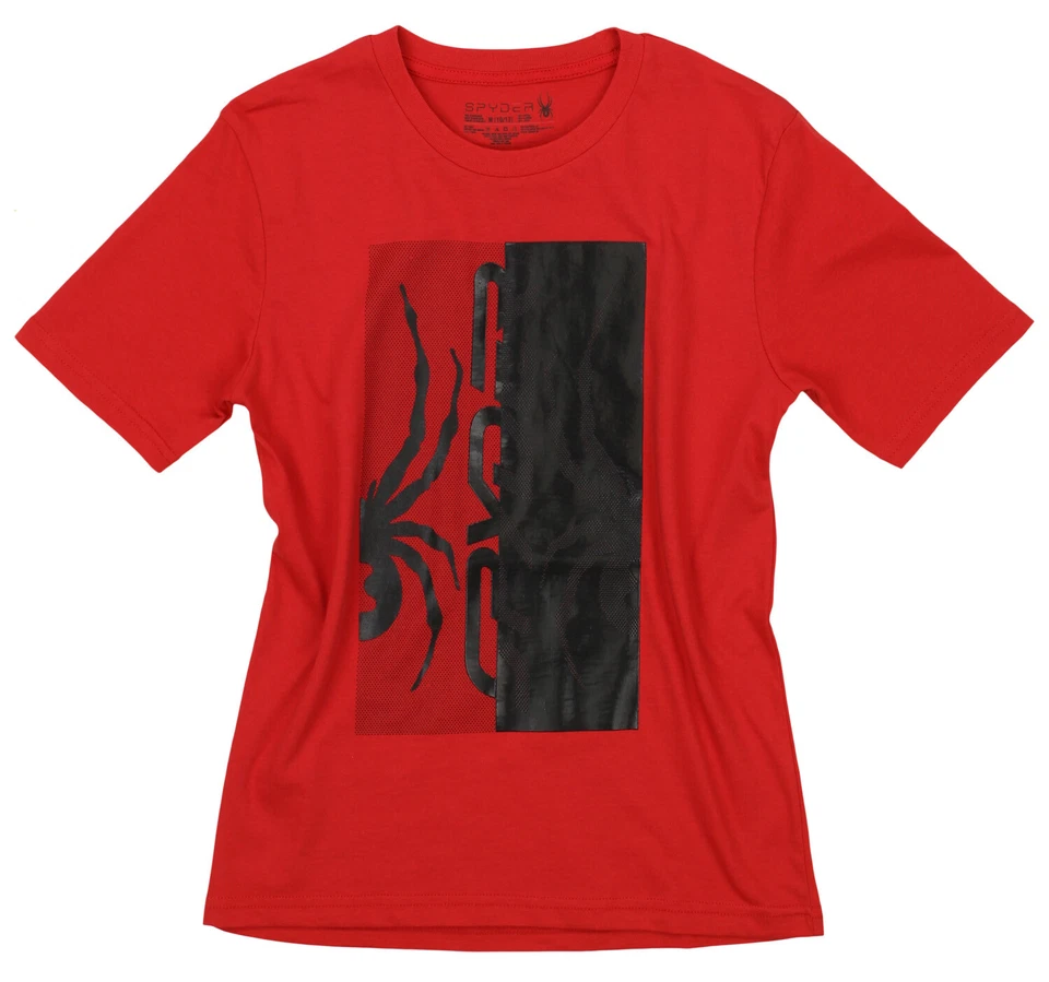 Spyder Youth Boys Athletic Short Sleeve Graphic Cotton Tee - Image 1 of 1